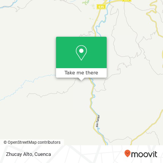 Zhucay Alto map