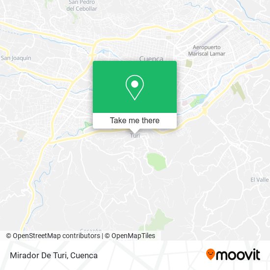 Mirador De Turi map