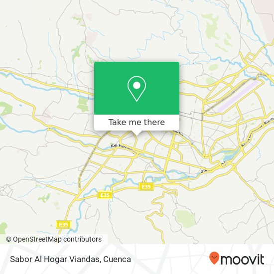 Sabor Al Hogar Viandas map