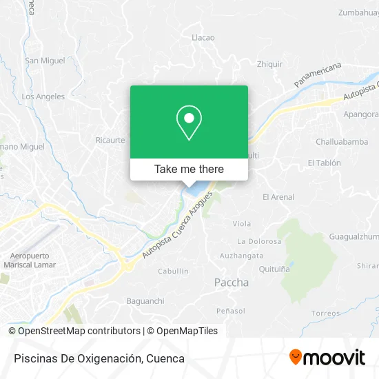 Mapa de Piscinas De Oxigenación