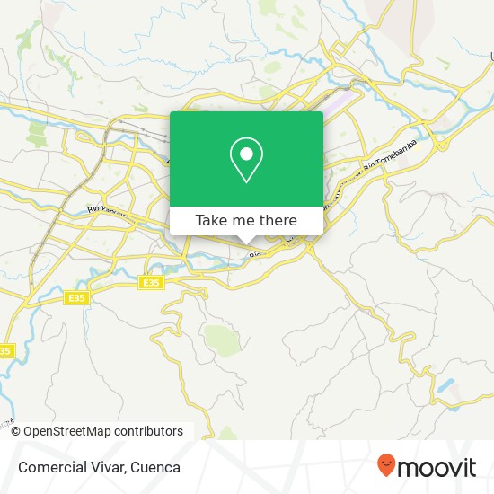 Comercial Vivar map