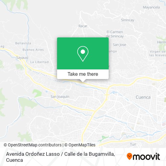 Avenida Ordoñez Lasso / Calle de la Bugamvilla map