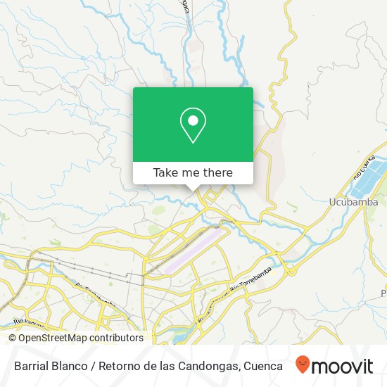Barrial Blanco / Retorno de las Candongas map