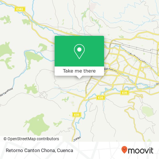 Retorno Canton Chona map