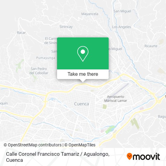 Calle Coronel Francisco Tamariz / Agualongo map