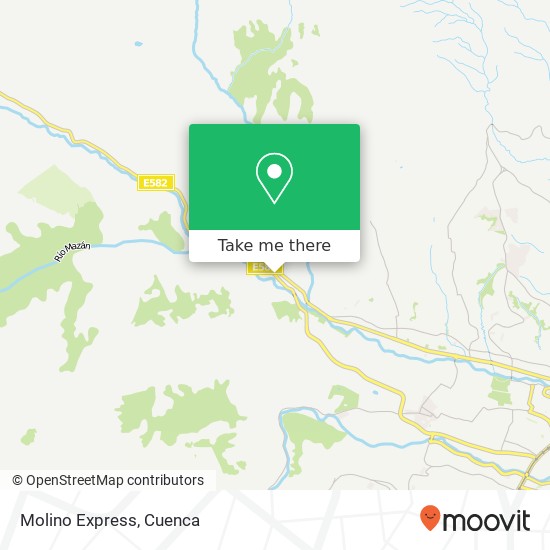Molino Express map
