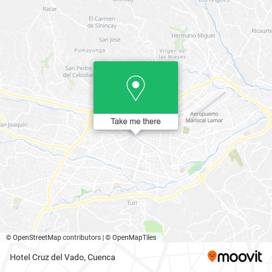 Hotel Cruz del Vado map