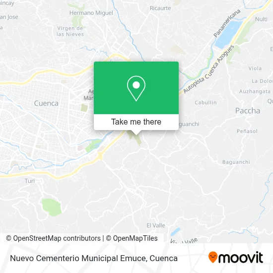 Nuevo Cementerio Municipal Emuce map