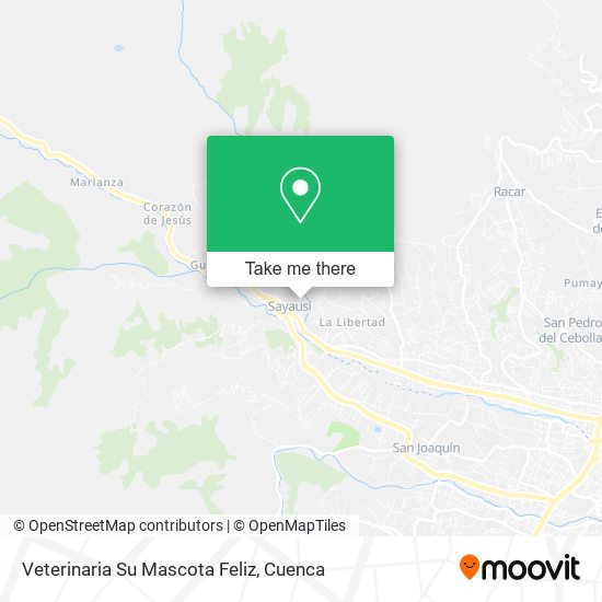 Mapa de Veterinaria Su Mascota Feliz