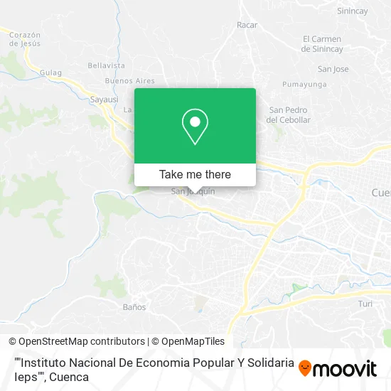 Mapa de ""Instituto Nacional De Economia Popular Y Solidaria Ieps""