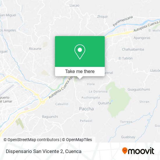 Dispensario San Vicente 2 map