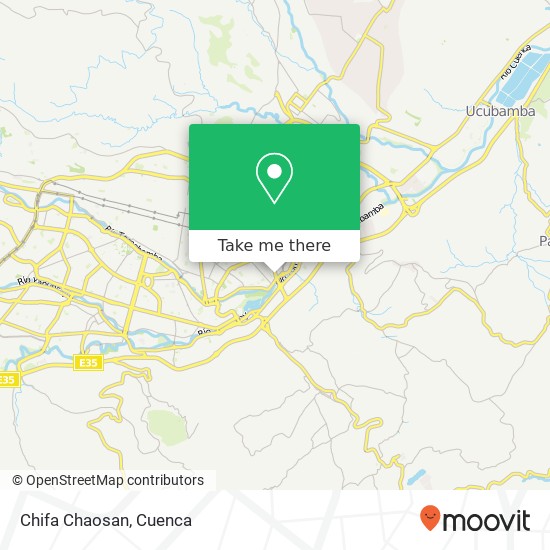 Chifa Chaosan map