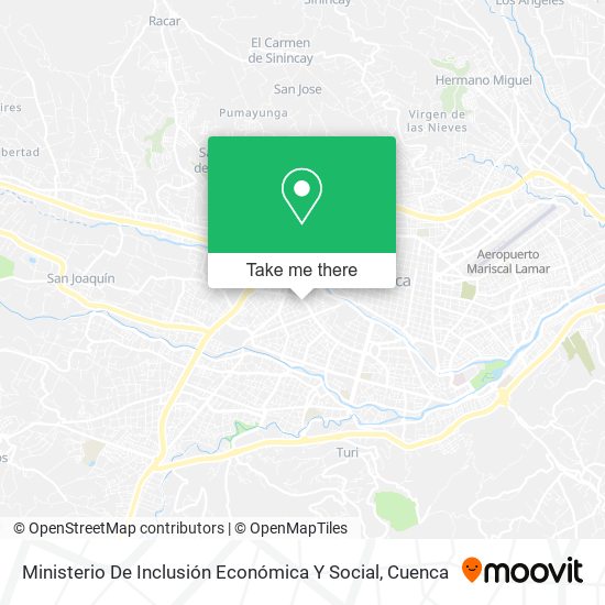 Ministerio De Inclusión Económica Y Social map