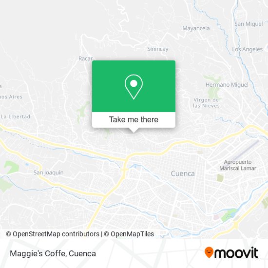 Maggie's Coffe map