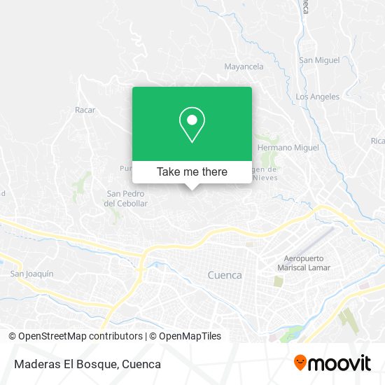 Mapa de Maderas El Bosque