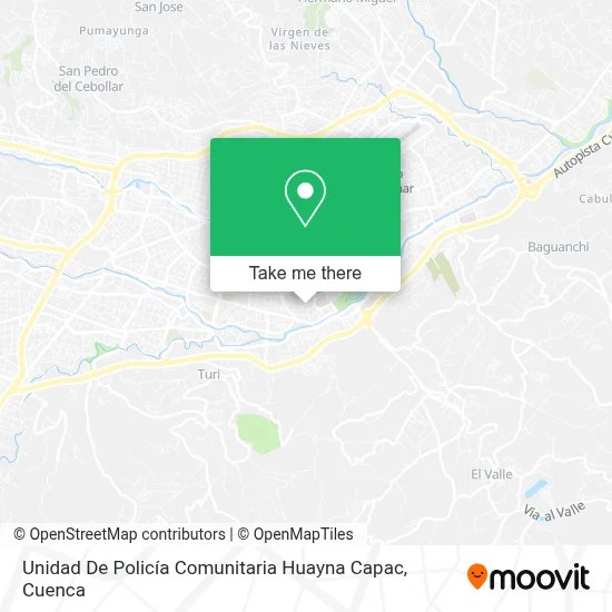 Unidad De Policía Comunitaria Huayna Capac map
