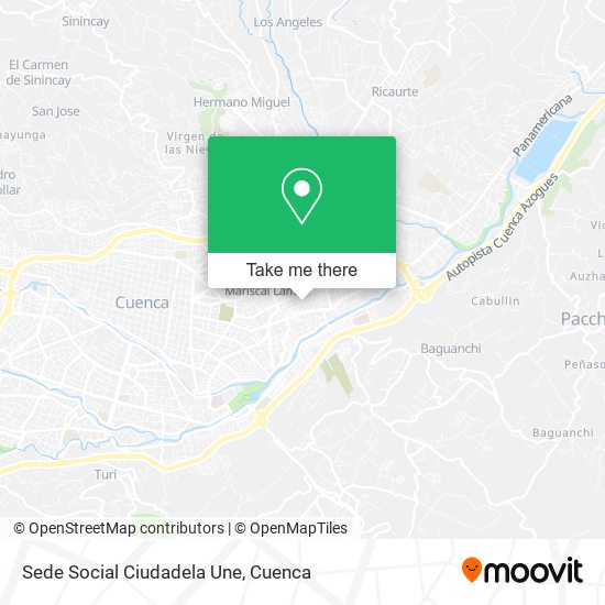 Sede Social Ciudadela Une map