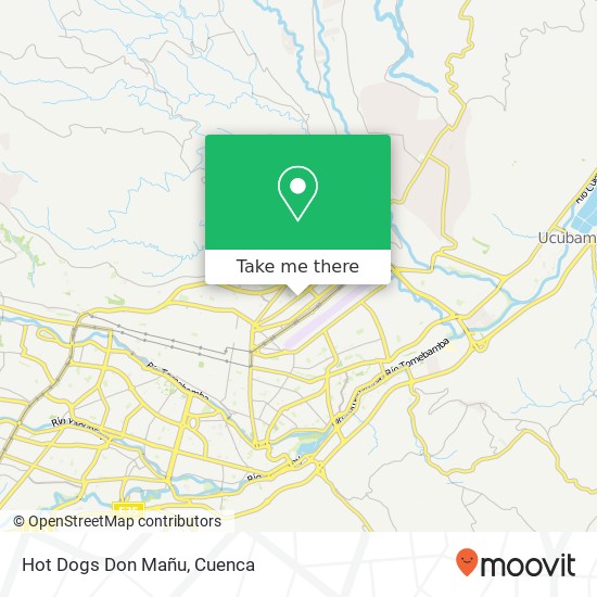 Hot Dogs Don Mañu map
