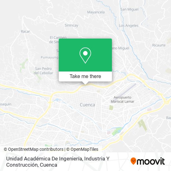 Unidad Académica De Ingeniería, Industria Y Construcción map