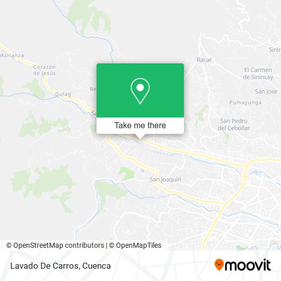 Lavado De Carros map