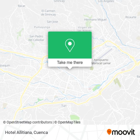 Hotel Allitiana map