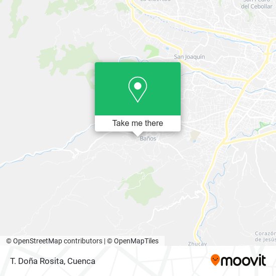 T. Doña Rosita map