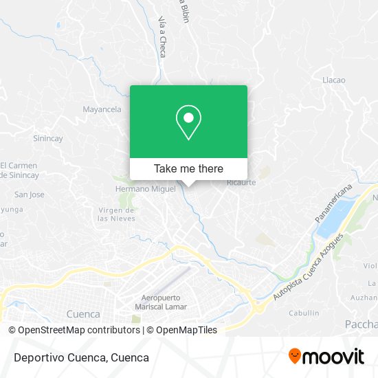Mapa de Deportivo Cuenca