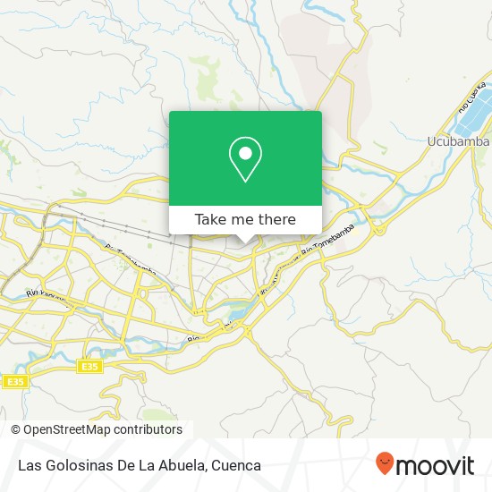 Las Golosinas De La Abuela map
