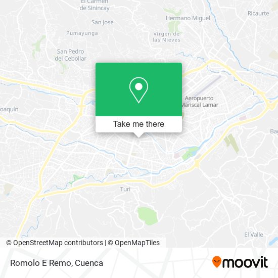 Mapa de Romolo E Remo