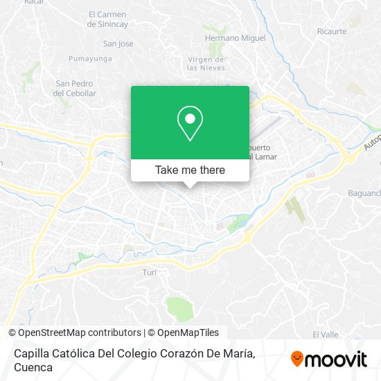 Capilla Católica Del Colegio Corazón De María map