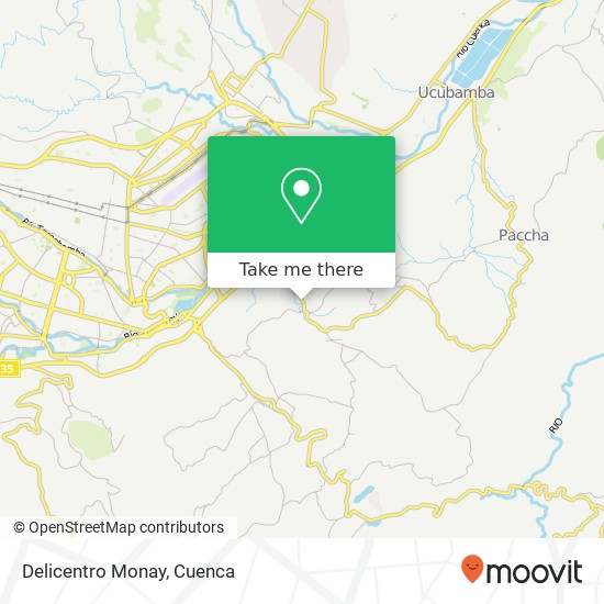 Delicentro Monay map