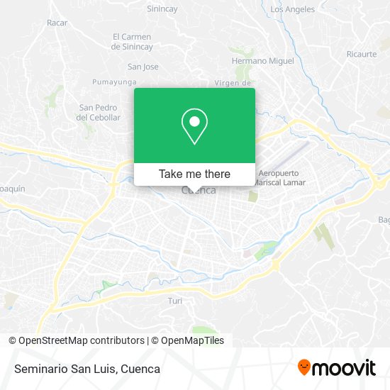 Seminario San Luis map