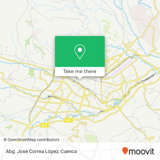 Abg. José Correa López map