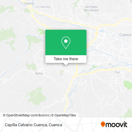 Capilla Calvario Cuenca map