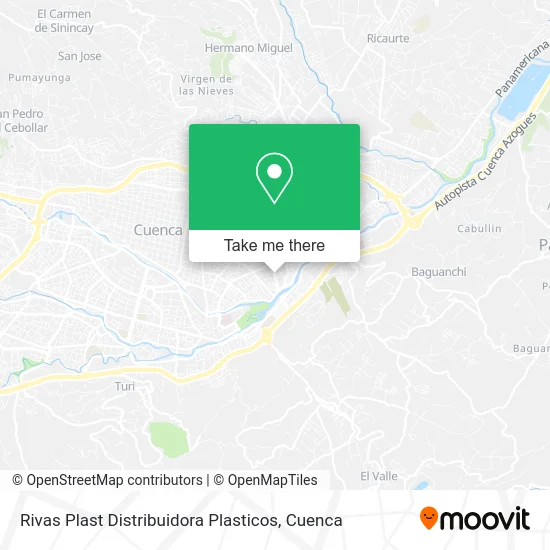 Rivas Plast Distribuidora Plasticos map