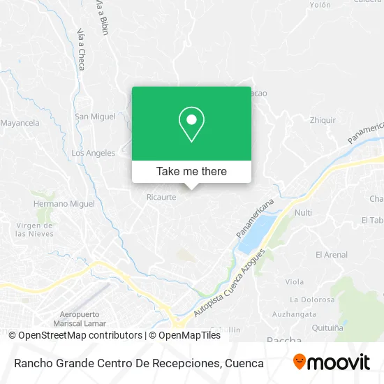 Rancho Grande Centro De Recepciones map