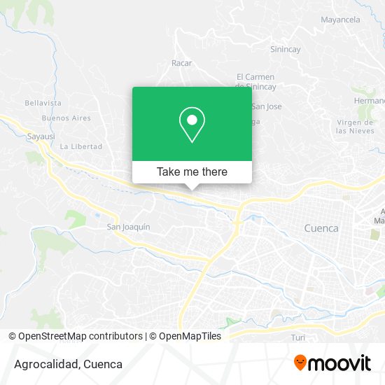 Agrocalidad map