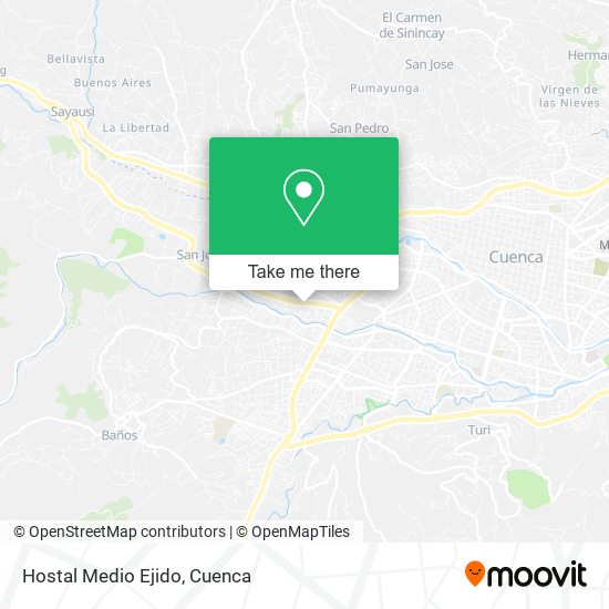 Hostal Medio Ejido map