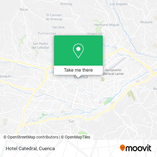 Hotel Catedral map