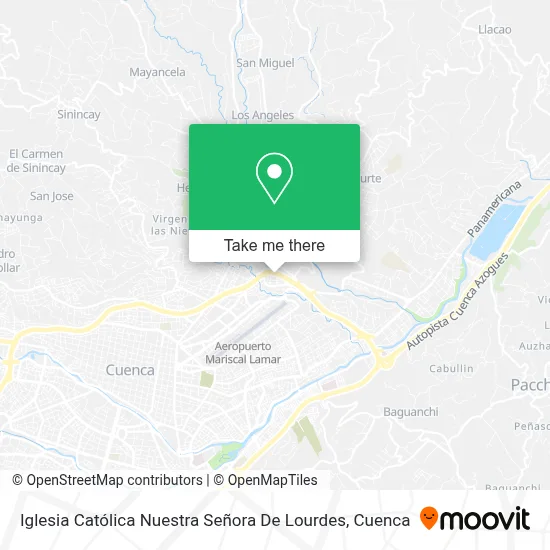 Mapa de Iglesia Católica Nuestra Señora De Lourdes