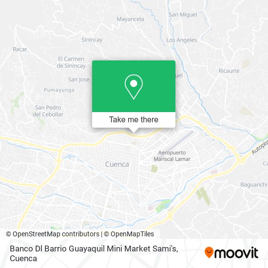 Banco Dl Barrio Guayaquil Mini Market Sami's map