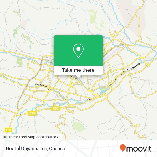 Mapa de Hostal Dayanna Inn