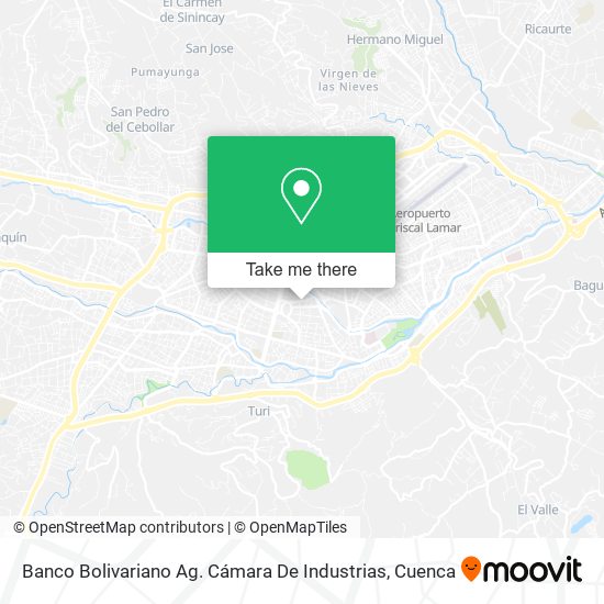 Banco Bolivariano Ag. Cámara De Industrias map