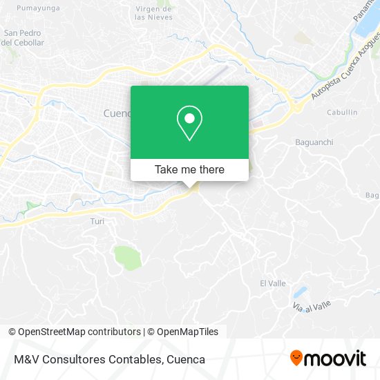 M&V Consultores Contables map