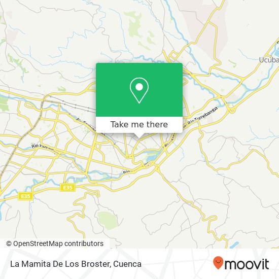 La Mamita De Los Broster map