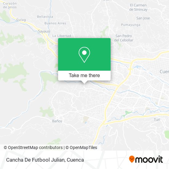 Cancha De Futbool Julian map