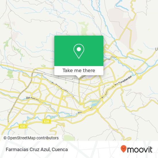 Farmacias Cruz Azul map