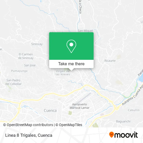 Linea 8 Trigales map