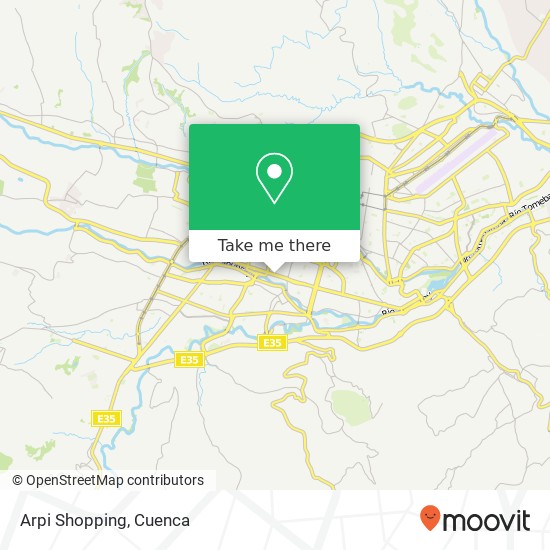 Arpi Shopping map