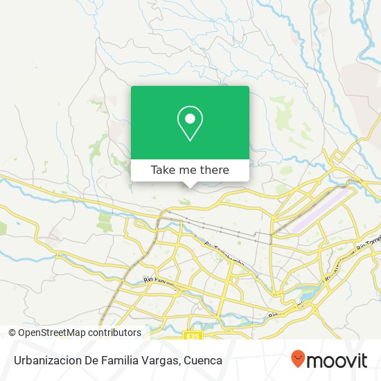 Urbanizacion De Familia Vargas map